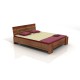 Vyššia posteľ z borovice do spálne