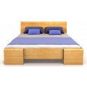Vysoká masívna posteľ z borovice 